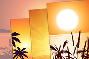 Sunset Landscape, a Decorative Illustration by Digital Studio (Thumbnail 2 of 4)