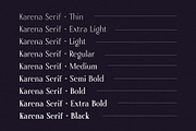 Karena – Elegant Serif Font Family, a Serif Font by Krismagraph (Thumbnail 9 of 13)