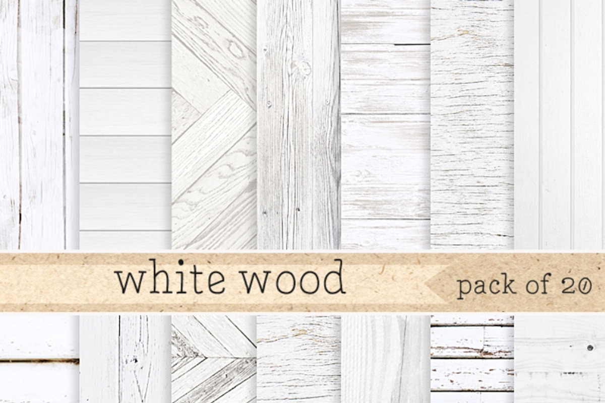 White Wood Digital Paper, a Graphic by ZephyrDigital (Photo 1 of 2)