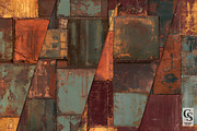 Rust Metal Patchwork Patterns, a Pattern Graphic by Creative Store (Thumbnail 2 of 5)