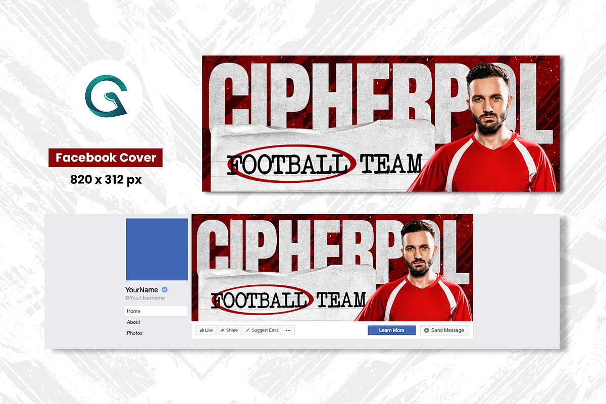 Football Social Media Pack Template, a Social Media Template by Geelator Studio (Photo 5 of 6)