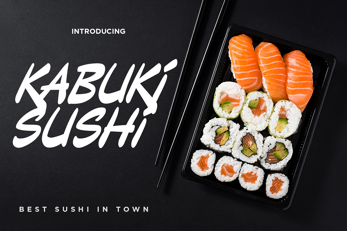Xincpinc – Asian Cuisine Fonts, a Font by Konstantine Studio (Photo 2 of 3)