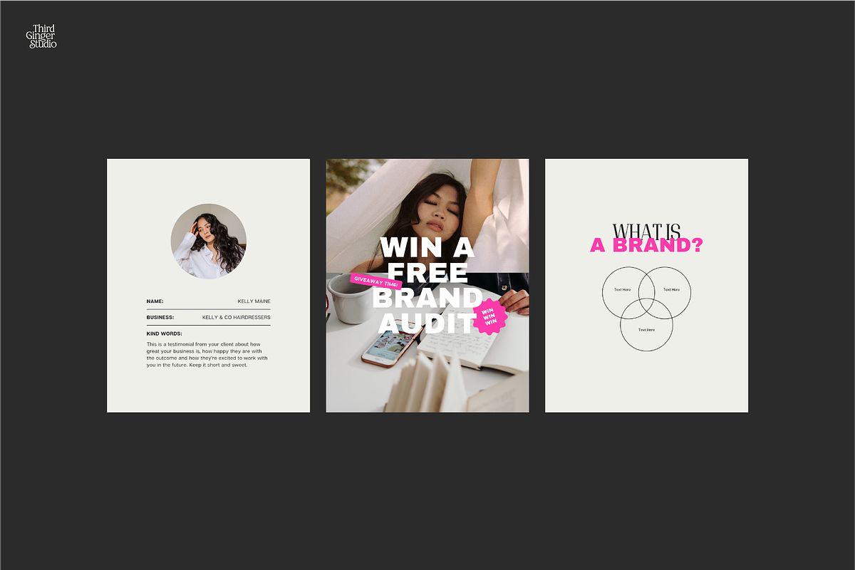 EVIE | Canva Social Media Templates, a Social Media Template by Third Ginger Studio (Photo 5 of 8)