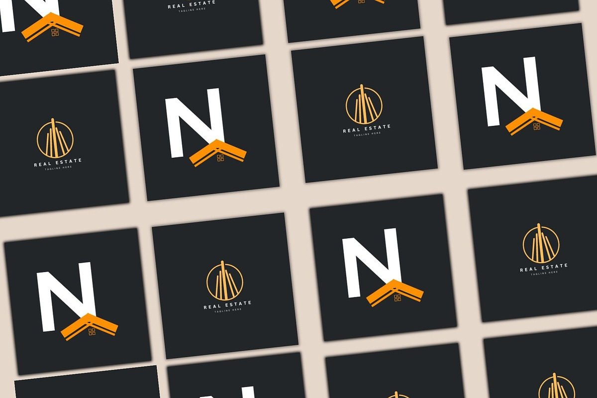 Real Estate Brand Design Logo, a Branding & Logo Template by Mishek Munene (Photo 3 of 9)