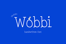 Wobbi – Playful Handwritten Serif