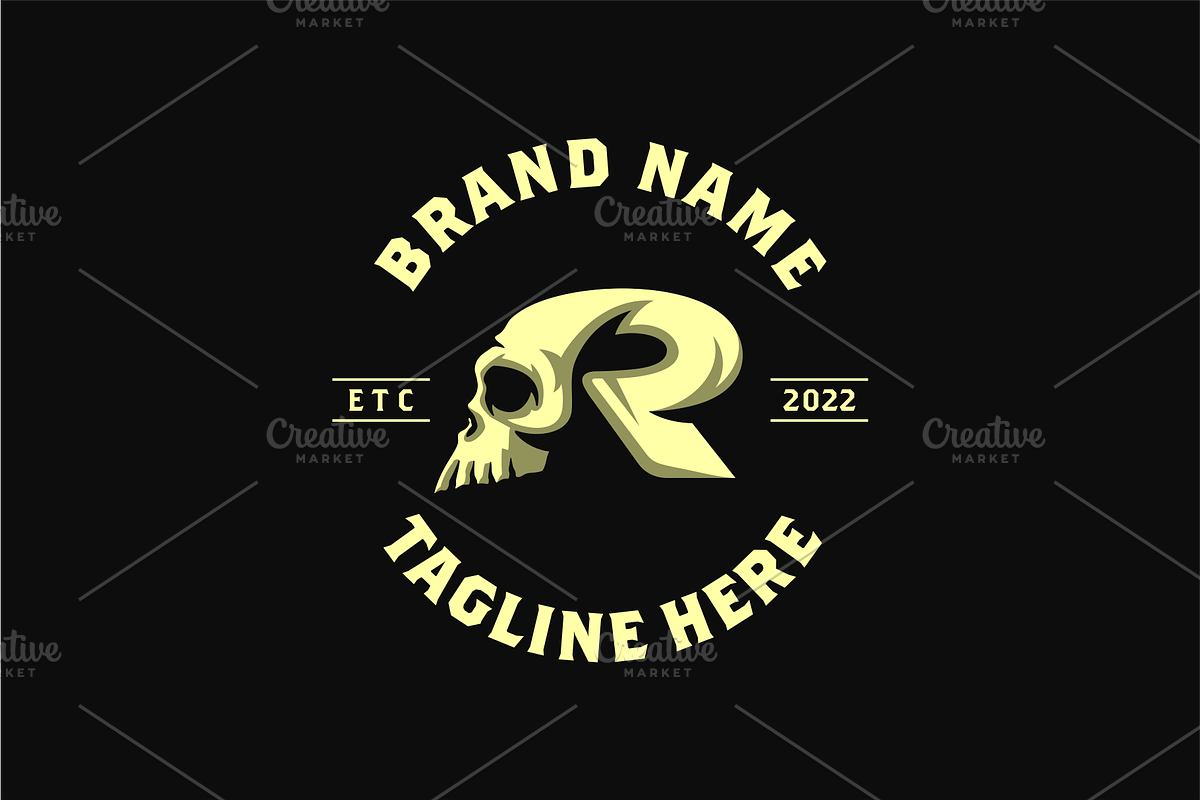 Reaper R Letters Logo, a Branding & Logo Template by VectorCrow