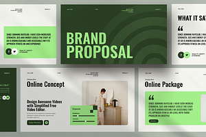 Brand Proposal Presentation, a Presentation Template by KreateTribe