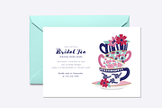 Bridal Tea Invitation Template, an Invitation Template by origamiprints (Thumbnail 1 of 2)