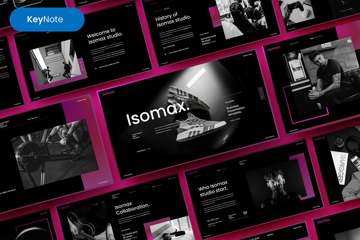 Isomax – Business Keynote Template, a Presentation Template by Dens Creative Studio (Photo 1 of 6)