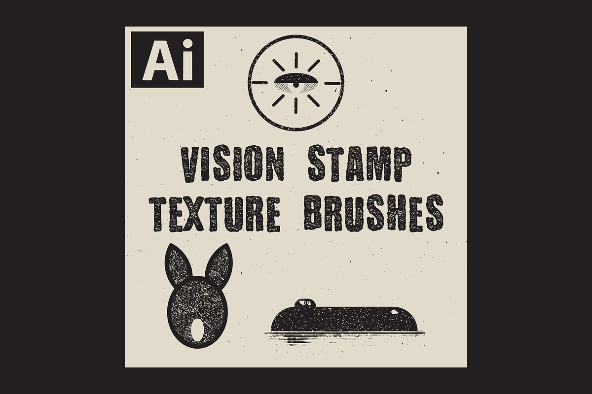 Vision Stamp Texture Brushes, a Texture Graphic by Vision Globe Design (Photo 1 of 3)