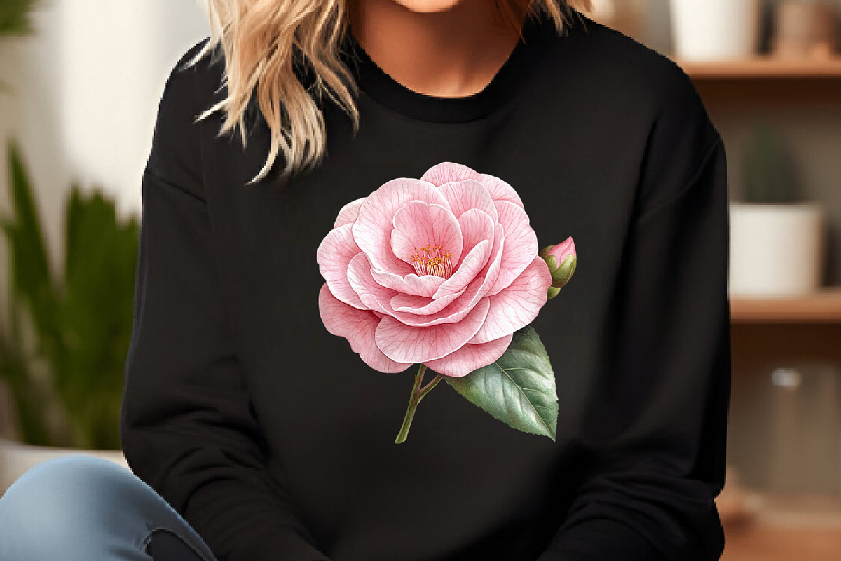 Dusty Pink Flowers Clipart, an Illustration by DreamCafeArt (Photo 5 of 7)