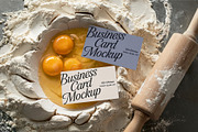Bakery Style Business Card Mockup, a Mockup by Quirko (Thumbnail 6 of 6)