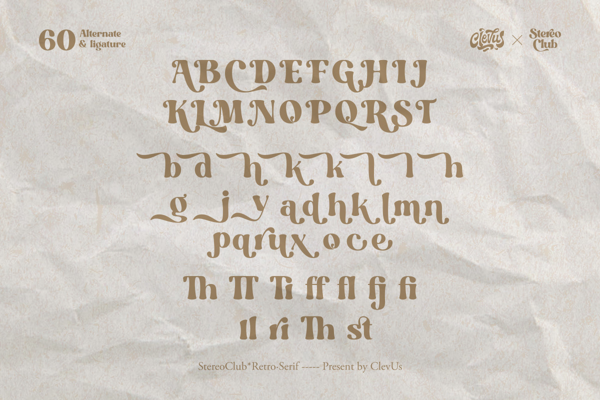 StereoClub - Modern Bold Serif Font, a Serif Font by ClevUs (Photo 11 of 12)