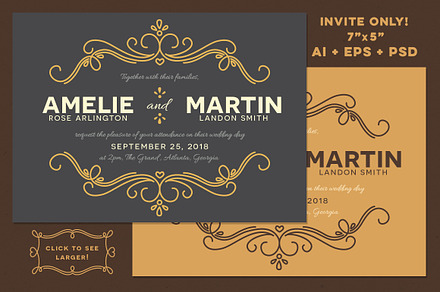 Fairytale Wedding Invitation