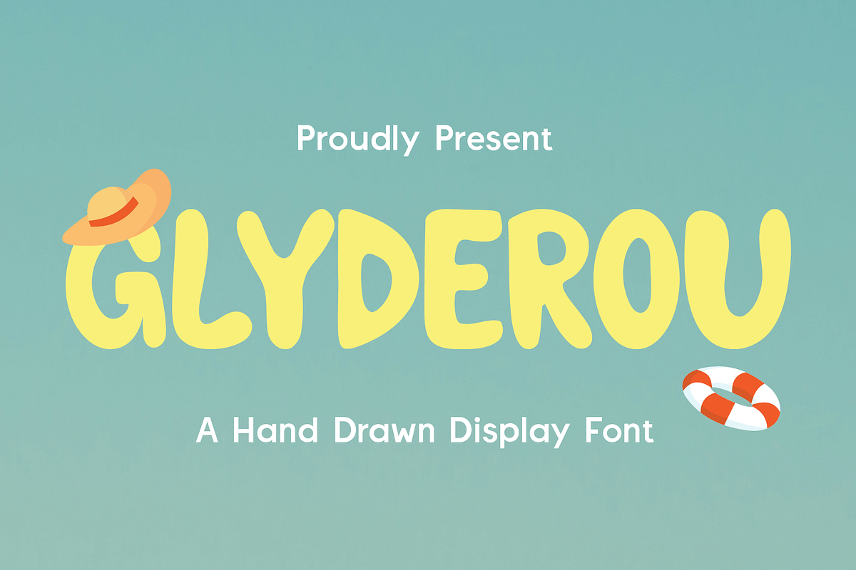 Glyderou - Hand Drawn Display, a Handwritten Font by Indotype Foundry (Photo 1 of 10)