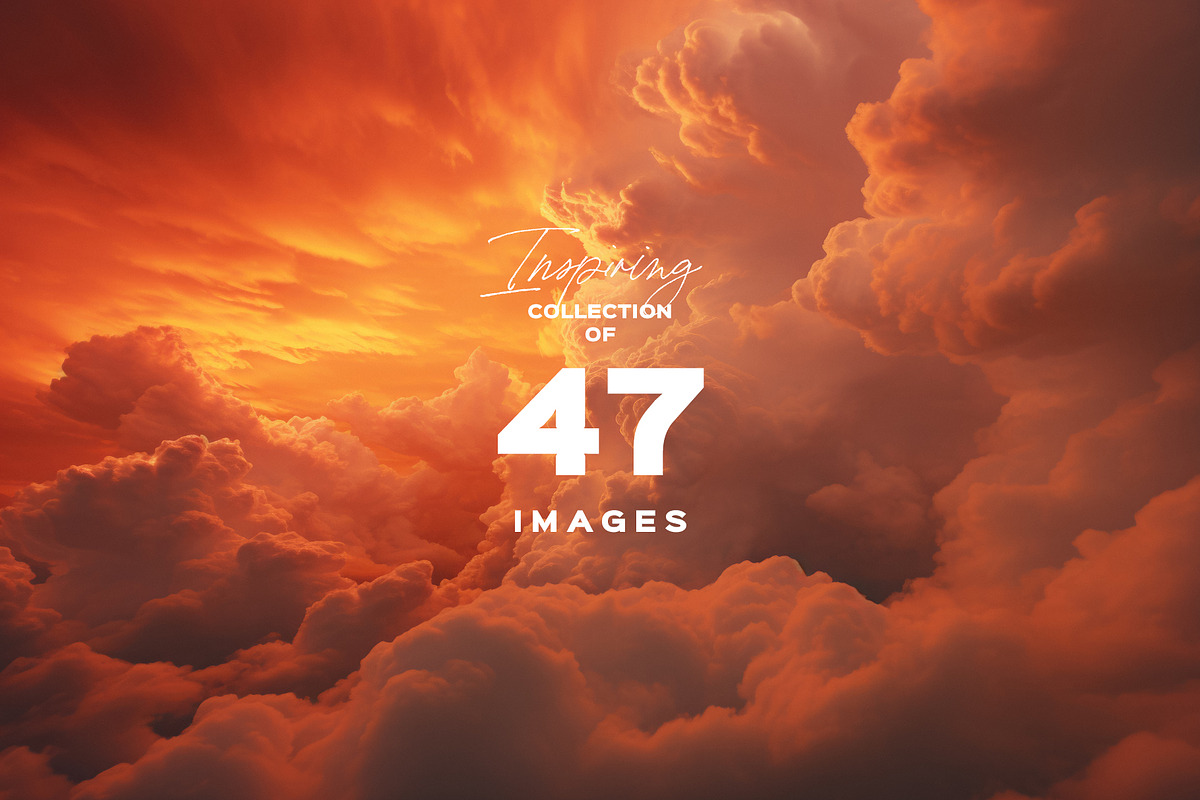 BRIGHT COLORED FANTASTIC CLOUDS, a Background Graphic by Sophico (Photo 5 of 5)