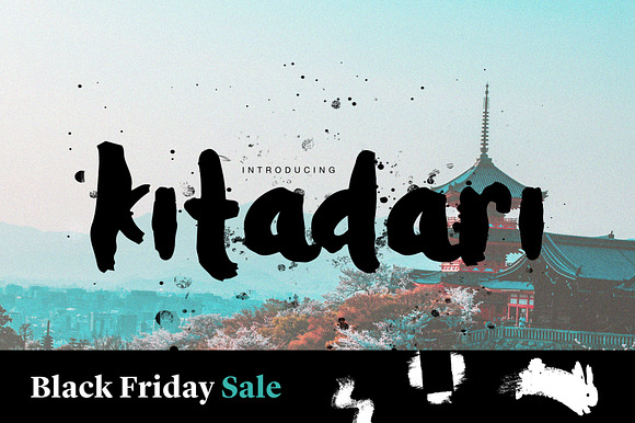 Kitadari Brush Font preview 8