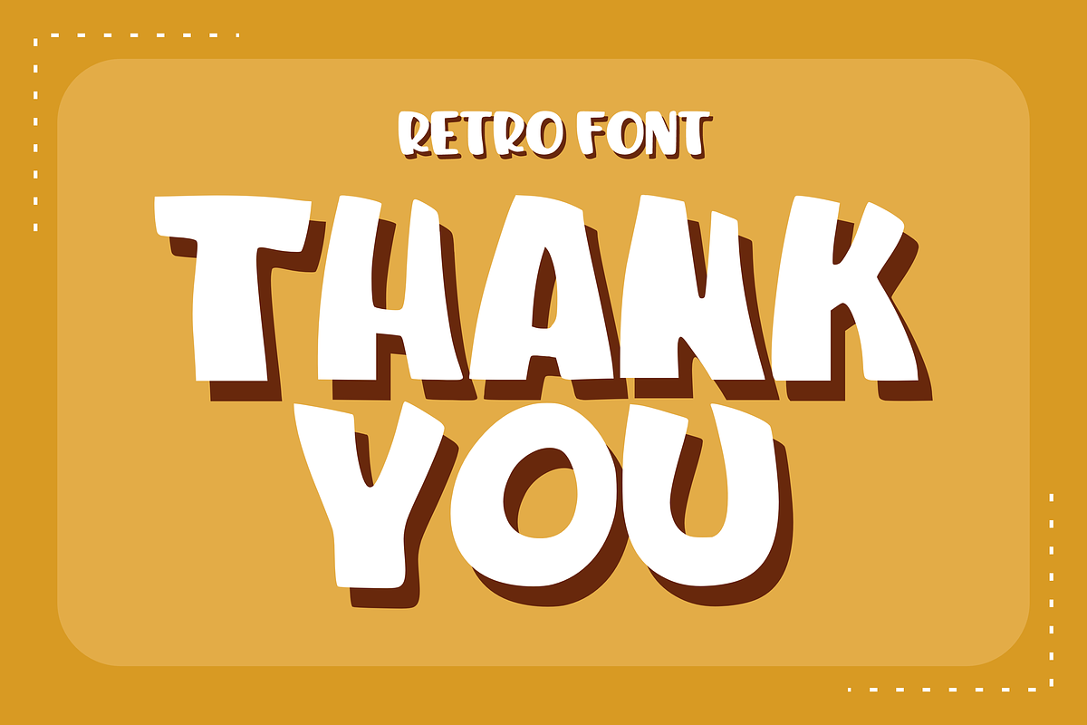 Good Vibes - Retro Font Types, a Font by KiddoGlyphs Studio (Photo 3 of 3)