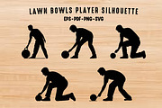 Lawn Bowls Silhouette Vector Bundle, an Animal Illustration by Gfx Expert Team (Thumbnail 1 of 3)