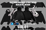 Clothing Mockup Streetwear Procreate, a Hoody Mockup by NYCTHOPILIA STUDIO (Thumbnail 1 of 8)