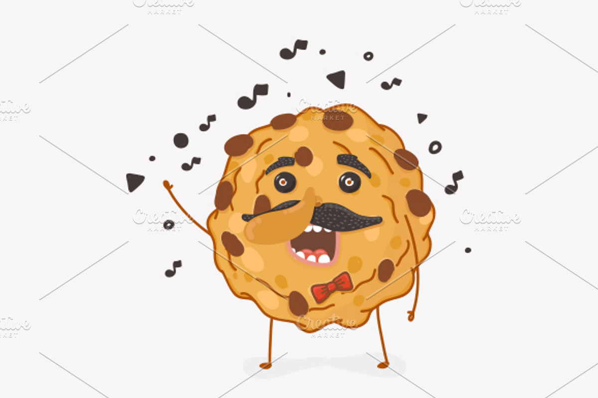 Cookie character, an Illustration by KULISTOV