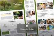 Nateco - Eco Habit Tracker Landing, an App Template by twinstd (Thumbnail 4 of 5)