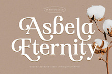 Asbela Eternity Vintage Serif Font