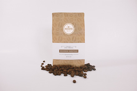 Coffee Bag Mockup Front View