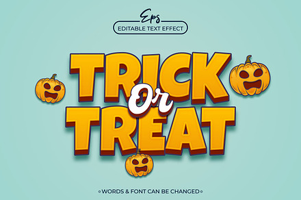 Trick or Treat Text Effect