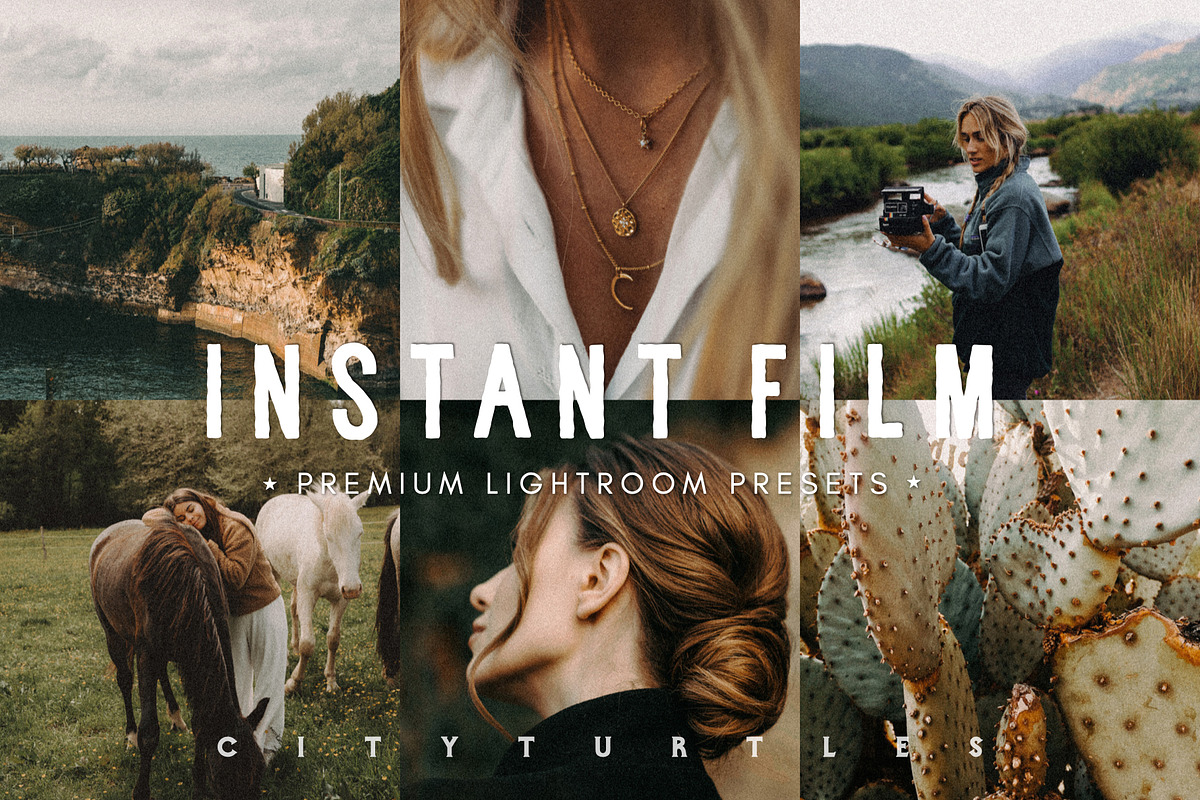 INSTANT FILM Retro Lightroom Presets, an Action Add-On by CityTurtles (Photo 1 of 9)