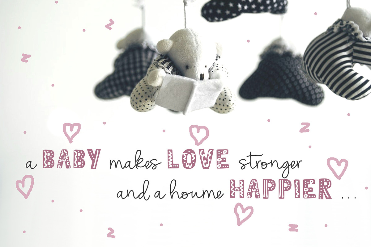 Oh My Child Font. Hygge Style preview 6