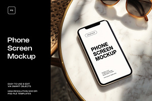 Phone Screen Mockup