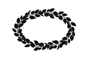 Botanical Oval Wreath Frame Bundle, an Illustration by Designer_Momina (Thumbnail 4 of 51)