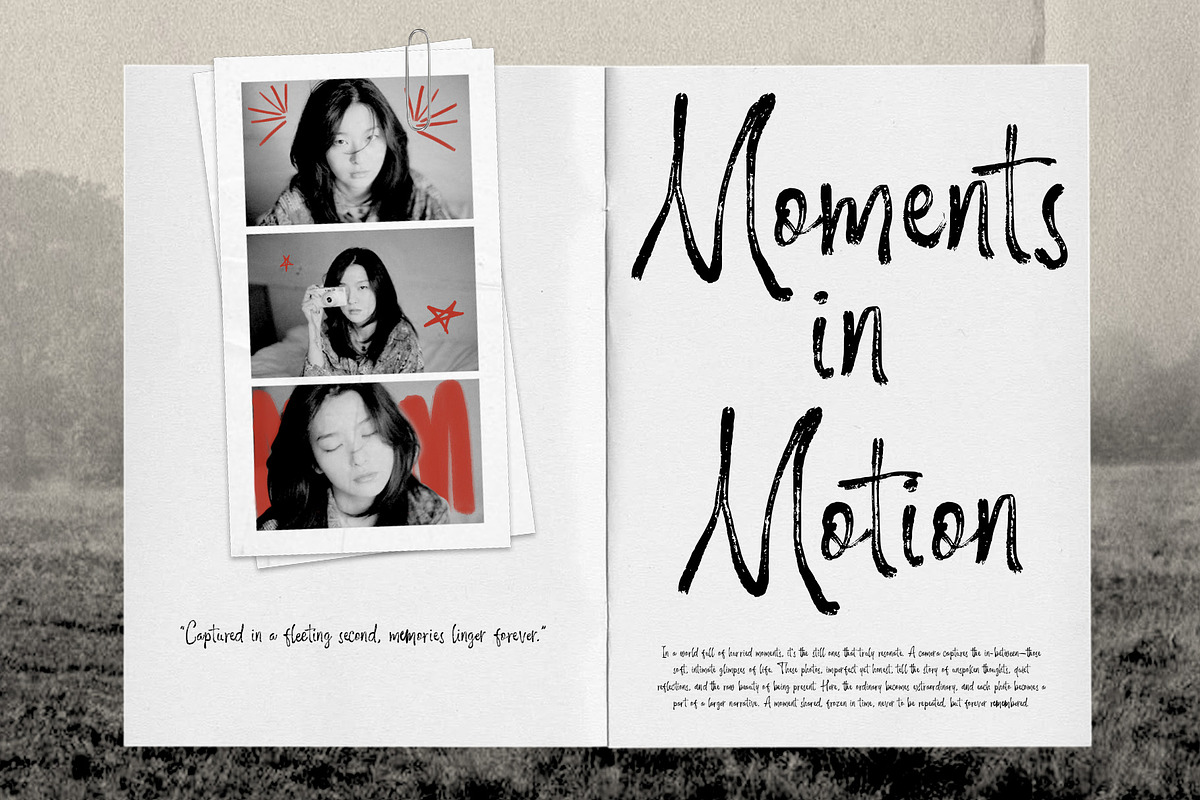 Messy Memoir - Handwritten Font, a Handwritten Font by Inviline.co (Photo 7 of 10)