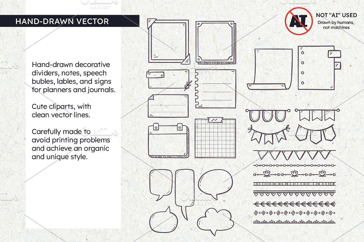Doodle Planner Resources, an Object Graphic by insemar (Photo 2 of 5)