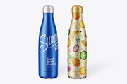 Sport Bottle Metallic Mockup, a Product Mockup by AlkStudio (Thumbnail 1 of 8)