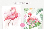 SALE!Tropical Blossom Watercolor Set, a Decorative Illustration by Irina Diasli (Thumbnail 6 of 14)