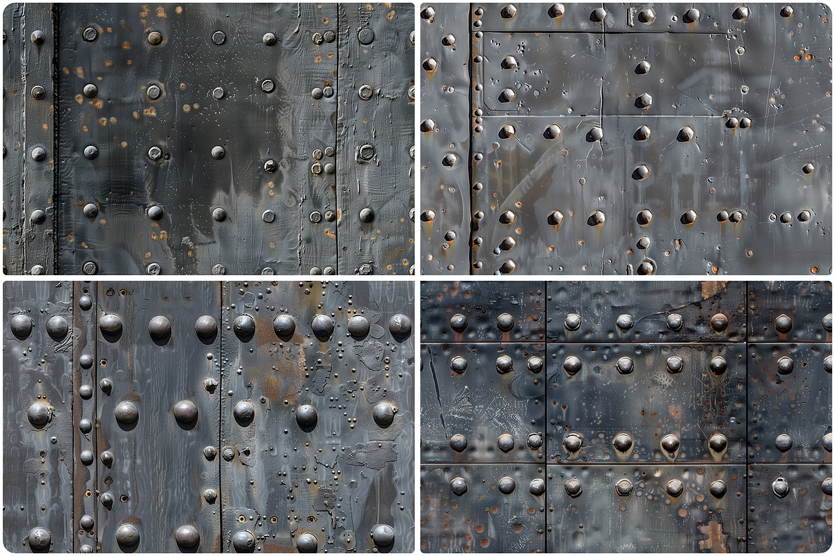 30 Iron Rivets Wall Textures, a Texture Graphic by Textures & Backgrounds