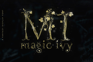 Magic Ivy. Botanical Font., a Serif Font by AnMark