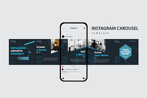Instagram Carousel Post For Business, a Social Media Template by salahuddinuix