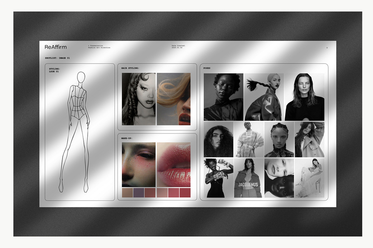 Fashion Art Direction ProductionDeck, a Presentation Template by ReAffirm (Photo 5 of 7)