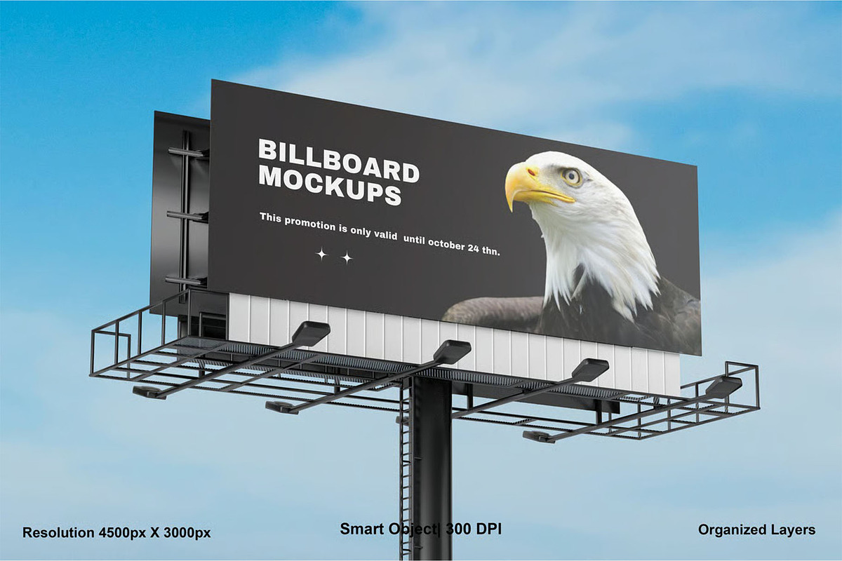 Billboard Mockup, an Advertising Mockup by zpackcreative (Photo 1 of 5)