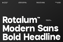 GC Rotalum - Modern Bold Sans