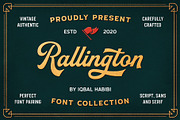 Rallington - Font Collection, a Script Font by iqbal habibi (Thumbnail 1 of 11)