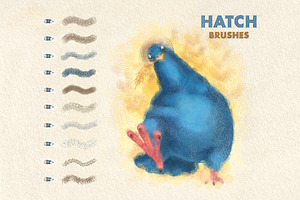 Spray & Hatch Procreate Brushes