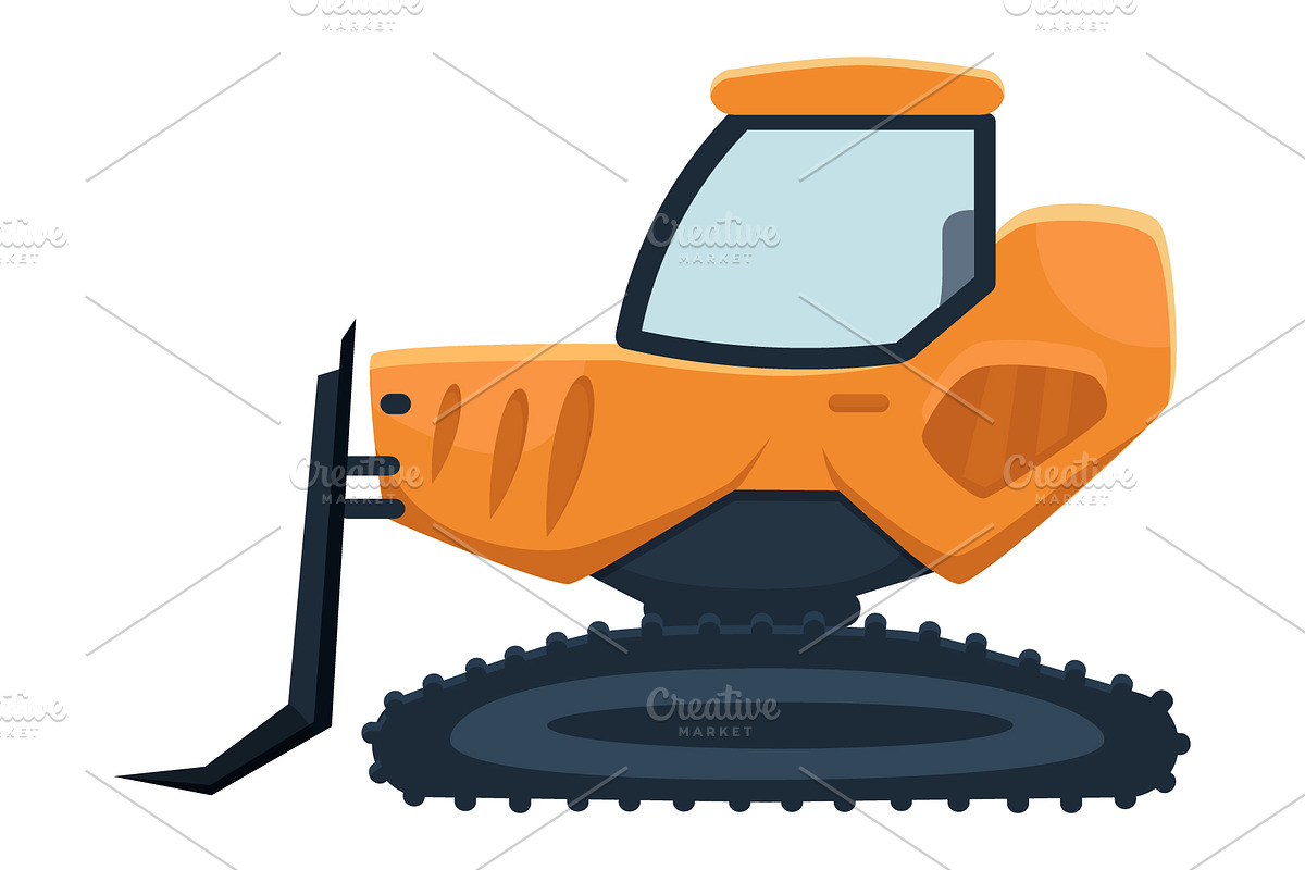 Construction vehicles set, a Transportation Illustration by Yayasya (Photo 3 of 3)