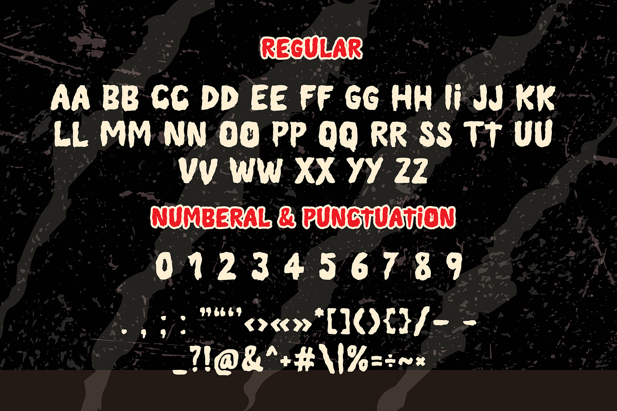Dark Thriller is a Halloween font, a Handwritten Font by Brown Cupple (Photo 8 of 9)