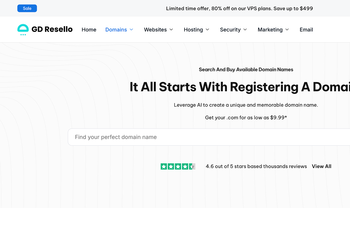 GD Resello GoDaddy Reseller WP Theme, a WordPress Template by NexMotive (Photo 3 of 7)