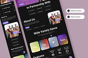 Pulse Play - Music Streaming Landing, a Landing Page Template by twinstd (Thumbnail 2 of 5)
