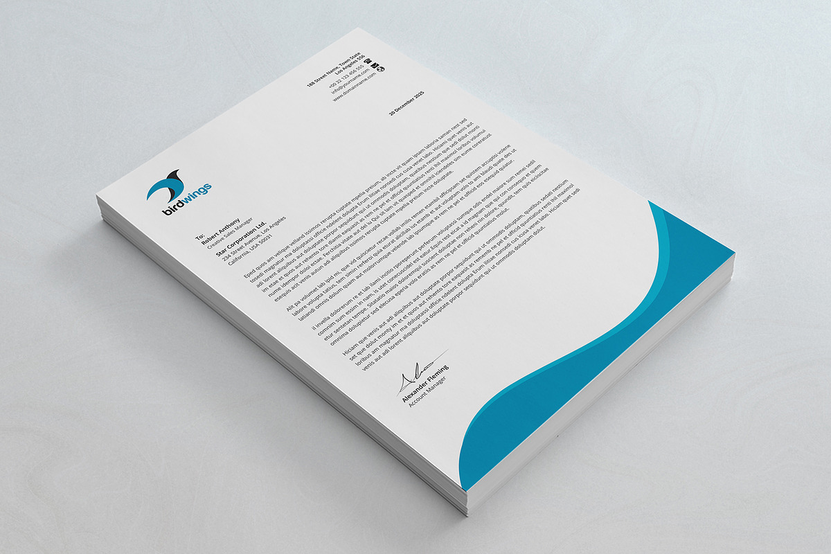 Letterhead, a Stationery Template by DesignDevisers (Photo 5 of 10)